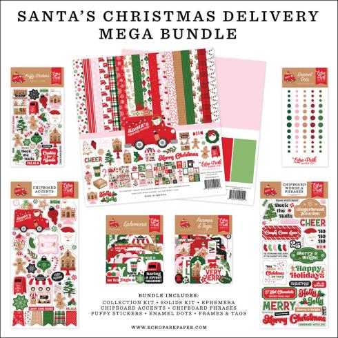 Echo Park - Komplettpaket "Santa's Christmas Delivery" Mega Bundle