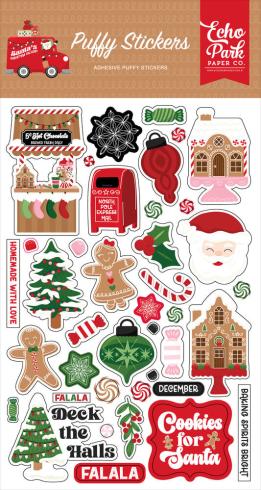 Echo Park - Aufkleber "Santa's Christmas Delivery" Stickers