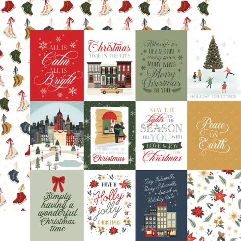 Carta Bella - Designpapier "Christmas In The City" Collection Kit 12x12 Inch - 12 Bogen  
