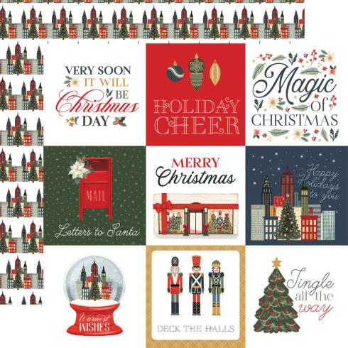 Carta Bella - Designpapier "Christmas In The City" Collection Kit 12x12 Inch - 12 Bogen  