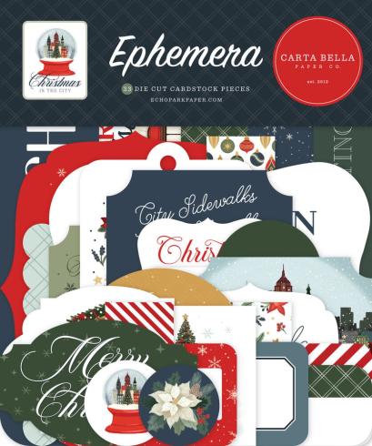 Carta Bella - Stanzteile "Christmas In The City" Ephemera