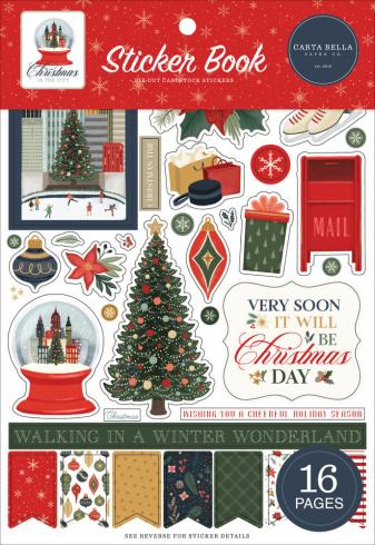 Carta Bella - Aufkleber "Christmas In The City" Sticker Book