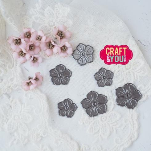 Craft & You Design - Stanzschablone "Mini Flowers" Dies
