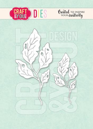 Craft & You Design - Stanzschablone "Vintage Leaves" Dies