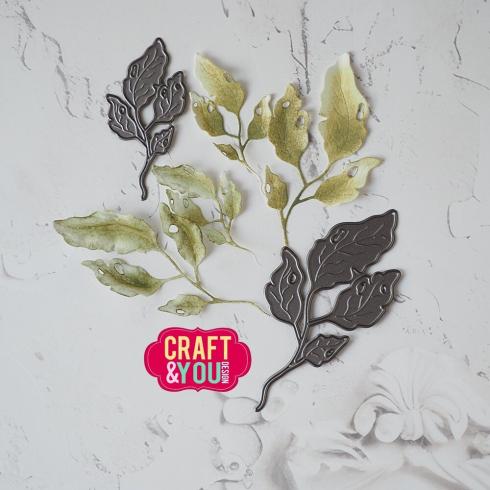 Craft & You Design - Stanzschablone "Vintage Leaves" Dies