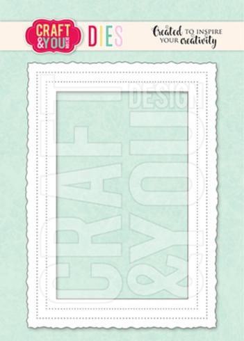 Craft & You Design - Stanzschablone "Old Photo Frame" Dies