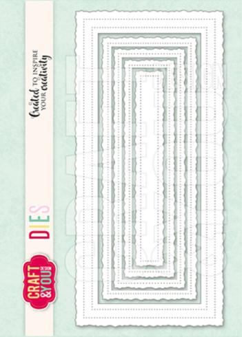 Craft & You Design - Stanzschablone "Old Frame DL" Dies