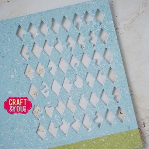 Craft & You Design - Stanzschablone "Rhombus Background" Dies