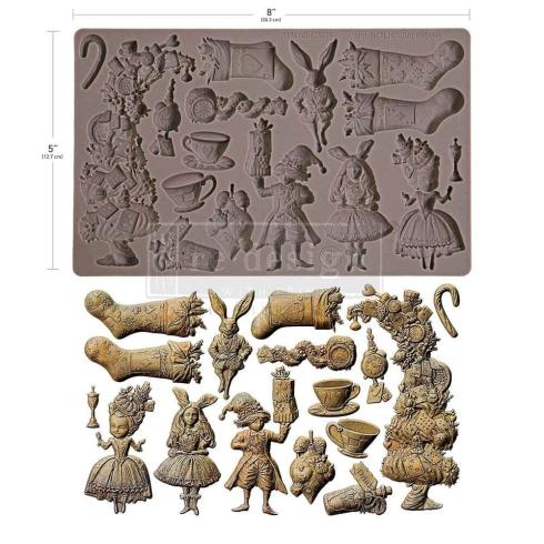 Re-Design with Prima - Gießform "Whimsical Holiday Dreams" Mould 5x8 Inch