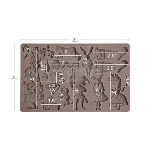 Re-Design with Prima - Gießform "Whimsical Holiday Dreams" Mould 5x8 Inch