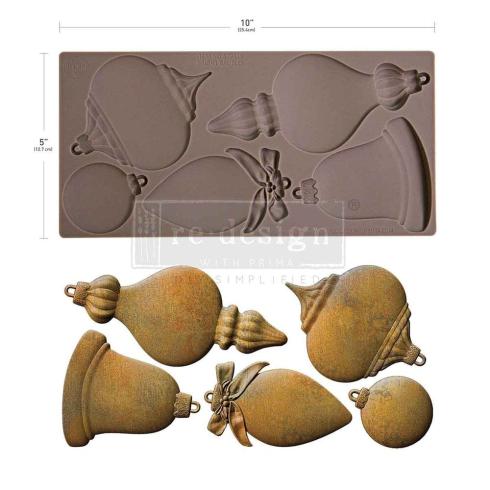 Re-Design with Prima - Gießform "Bright Baubles" Mould 5x10 Inch