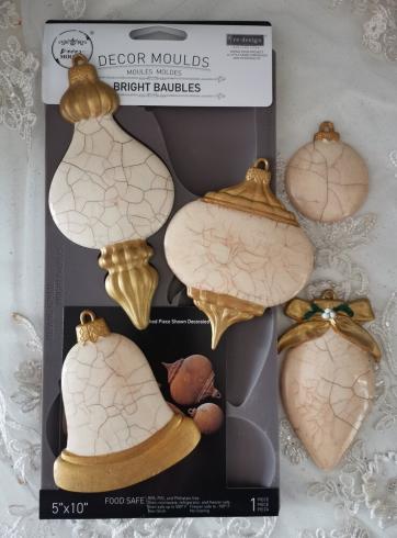 Re-Design with Prima - Gießform "Bright Baubles" Mould 5x10 Inch
