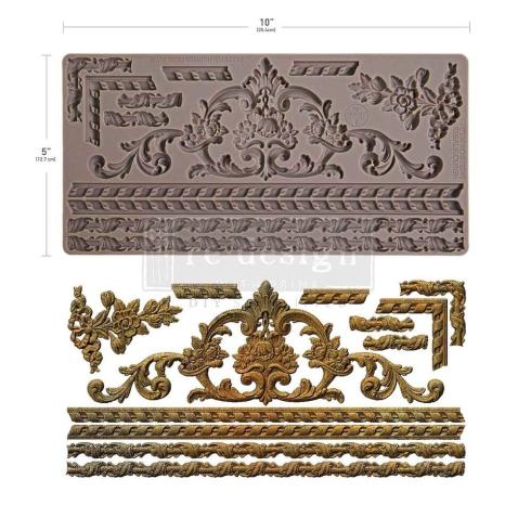 Re-Design with Prima - Gießform "Regal Flourish" Mould 5x10 Inch