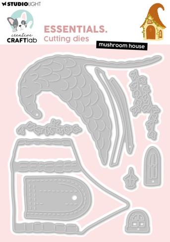 Creative Craft Lab - Studio Light - Stanzschablone "Mushroom House" Dies
