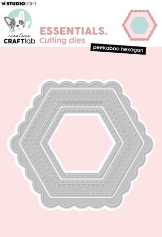 Creative Craft Lab - Studio Light - Stanzschablone "Peekaboo Hexagon" Dies