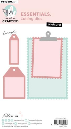 Creative Craft Lab - Studio Light - Stanzschablone "Postcard" Dies
