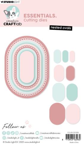 Creative Craft Lab - Studio Light - Stanzschablone "Nested Ovals" Dies