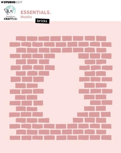 Creative Craft Lab - Studio Light - Schablone "Bricks" Stencil