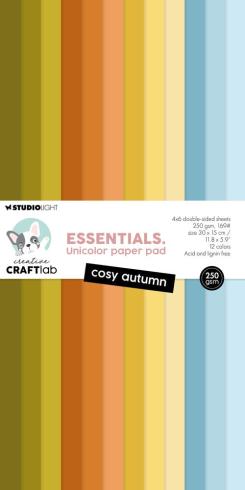 Creative Craft Lab - Studio Light - Cardstock "Cosy Autumn" Paper Pack 30x15cm - 24 Bogen