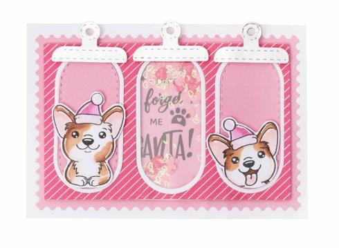 Creative Craft Lab - Studio Light - Stempelset "Merry Woofmass" Clear Stamps
