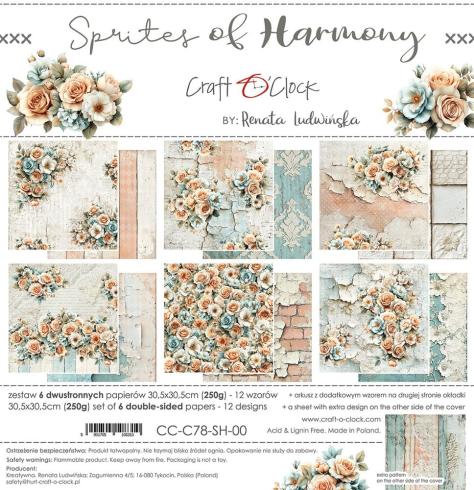 Craft OClock - Designpapier "Sprites of Harmony" Paper Pack 12x12 Inch - 6 Bogen