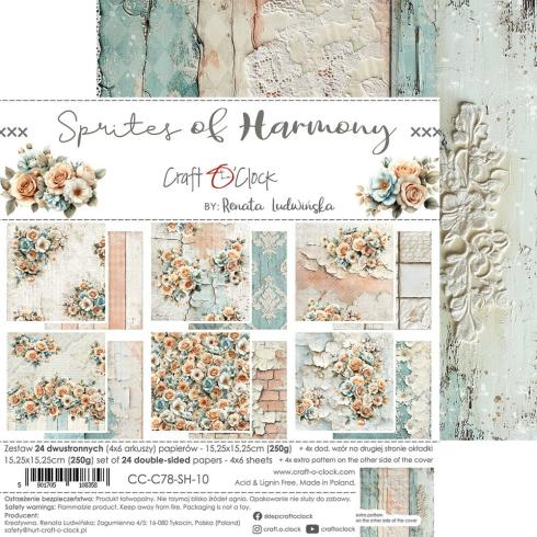 Craft OClock - Designpapier "Sprites of Harmony" Paper Pack 6x6 Inch - 24 Bogen