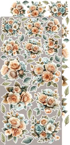 Craft OClock - Ausschneidebogen "Sprites of Harmony" Extra Set Flowers & More - 18 Bogen