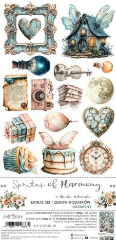 Craft OClock - Ausschneidebogen "Sprites of Harmony" Extra Set Harmony - 18 Bogen