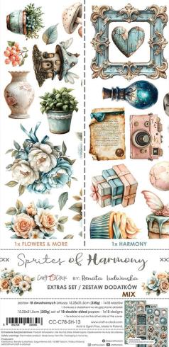 Craft OClock - Ausschneidebogen "Sprites of Harmony" Extra Set Mix - 18 Bogen
