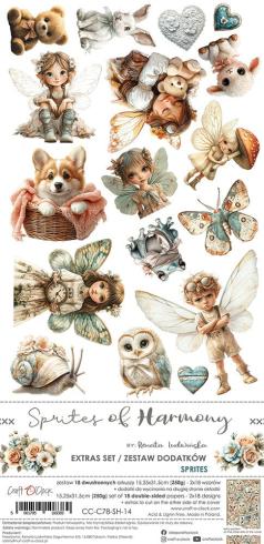 Craft OClock - Ausschneidebogen "Sprites of Harmony" Extra Set Sprites - 18 Bogen