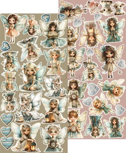 Craft OClock - Ausschneidebogen "Sprites of Harmony" Extra Set Sprites - 18 Bogen
