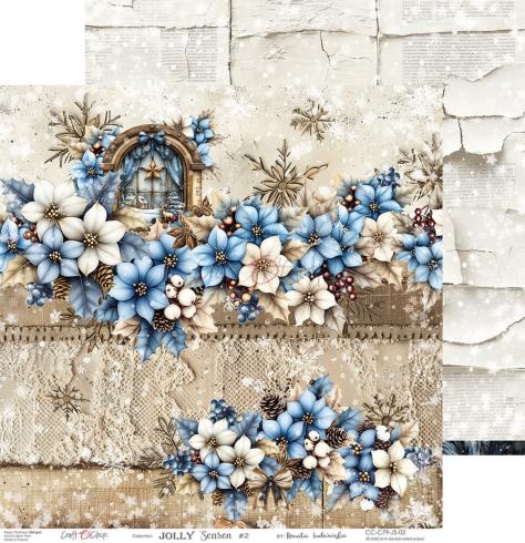 Craft OClock - Designpapier "Jolly Season" Paper Pack 12x12 Inch - 6 Bogen
