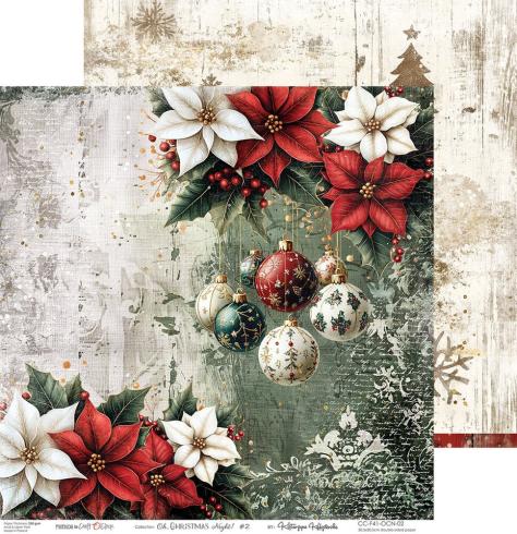 Craft OClock - Designpapier "Oh Christmas Night" Paper Pack 12x12 Inch - 6 Bogen