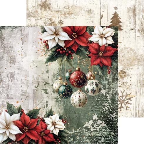 Craft OClock - Designpapier "Oh Christmas Night" Paper Pack 8x8 Inch - 24 Bogen