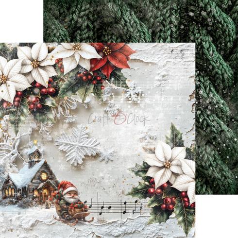 Craft OClock - Designpapier "Oh Christmas Night" Paper Pack 6x6 Inch - 24 Bogen