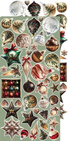 Craft OClock - Ausschneidebogen "Oh Christmas Night" Extra Set Christmas - 18 Bogen