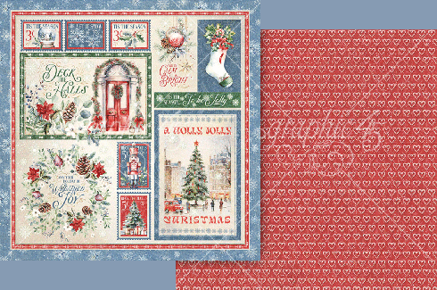 Graphic 45 - Designpapier "Deck the Halls" Collection Pack 12x12 Inch - 24 Bogen