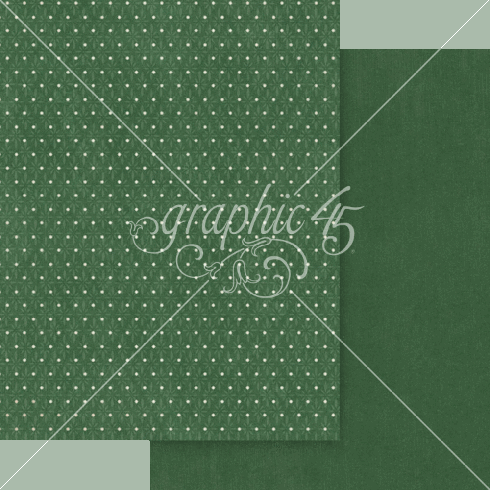 Graphic 45 - Designpapier "Deck the Halls" Patterns & Solid Pad 8,5x11 Inch - 16 Bogen