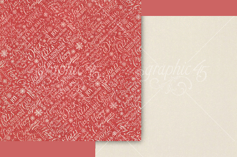 Graphic 45 - Designpapier "Deck the Halls" Collection Pack 8x8 Inch - 24 Bogen