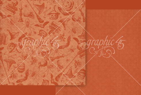 Graphic 45 - Designpapier "Ghostly Greetings" Collection Pack 12x12 Inch - 24 Bogen