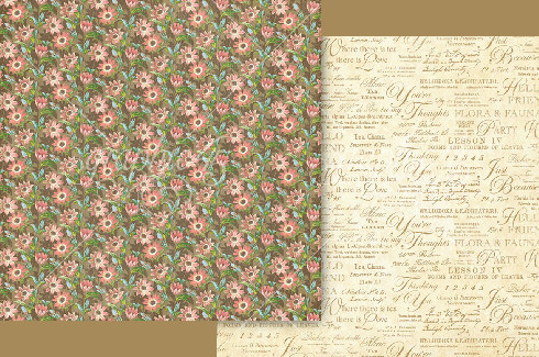 Graphic 45 - Designpapier "Tea Keepsake Kit" Deluxe Collectors Edition 12x12 Inch - 24 Bogen
