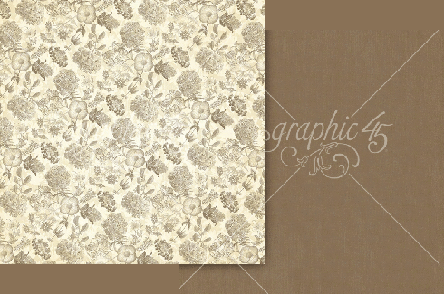 Graphic 45 - Designpapier "Tea Keepsake Kit" Deluxe Collectors Edition 12x12 Inch - 24 Bogen