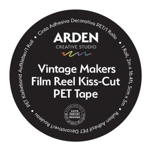 Arden Creative Studio - Decorative Tape "Vintage Makers Film Reel" Kiss Cut Pet Tape