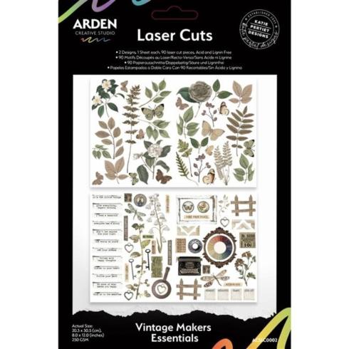 Arden Creative Studio - Stanzteile "Vintage Makers" Laser Cuts