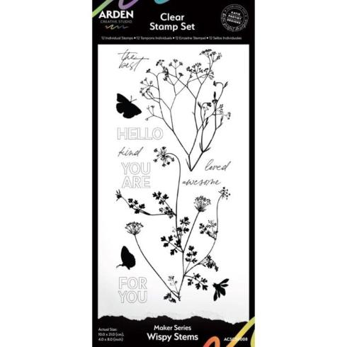 Arden Creative Studio - Stempelset "Wispy Stems" Clear Stamps