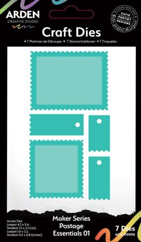 Arden Creative Studio - Stanzschablone "Postage Essentials 01" Dies