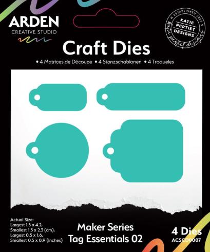 Arden Creative Studio - Stanzschablone "Tag Essentials 02" Dies
