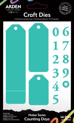Arden Creative Studio - Stanzschablone "Counting Days" Dies