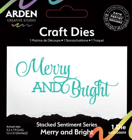 Arden Creative Studio - Stanzschablone "Merry and Bright" Dies