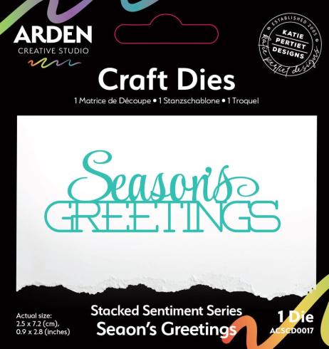 Arden Creative Studio - Stanzschablone "Season's Greetings" Dies